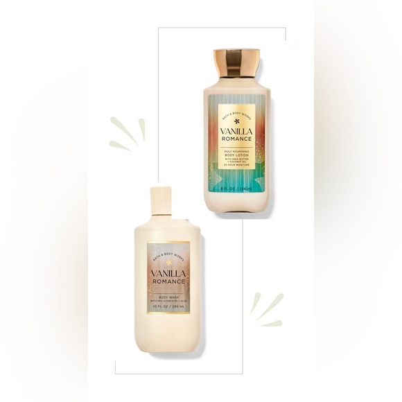 Bath & Body Works Vanilla Romance Body Wash and Lotion Set New - Picture 1 of 4